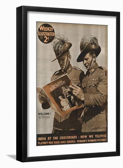 Front Cover of Weekly Illustrated Magazine - 10th April 1937-null-Framed Art Print