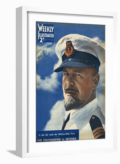 Front Cover of Weekly Illustrated Magazine - 10th August 1935-null-Framed Art Print