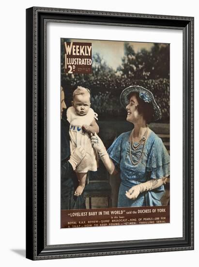 Front Cover of Weekly Illustrated Magazine - 13th July 1935-null-Framed Art Print