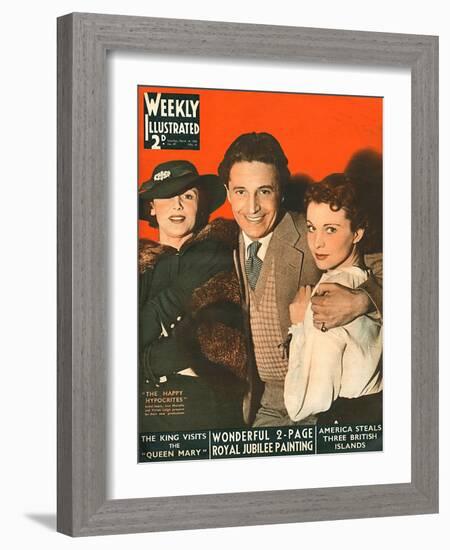 Front Cover of Weekly Illustrated Magazine - 14th March 1936-null-Framed Art Print