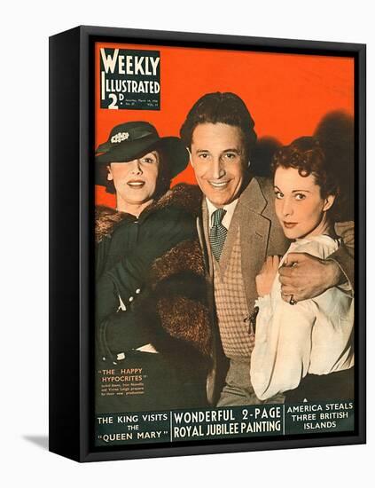 Front Cover of Weekly Illustrated Magazine - 14th March 1936-null-Framed Stretched Canvas