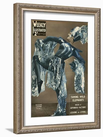 Front Cover of Weekly Illustrated Magazine - 15th February 1936-null-Framed Art Print