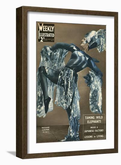 Front Cover of Weekly Illustrated Magazine - 15th February 1936-null-Framed Art Print