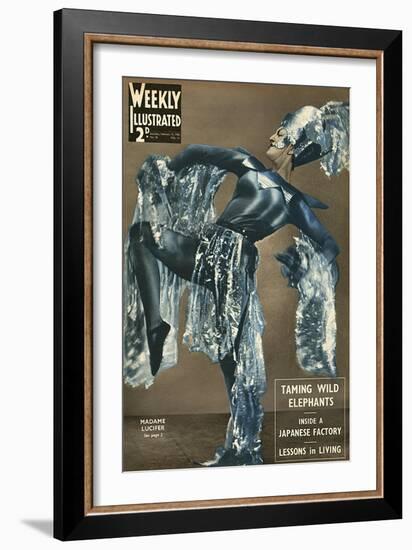 Front Cover of Weekly Illustrated Magazine - 15th February 1936-null-Framed Art Print