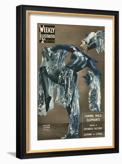 Front Cover of Weekly Illustrated Magazine - 15th February 1936-null-Framed Art Print