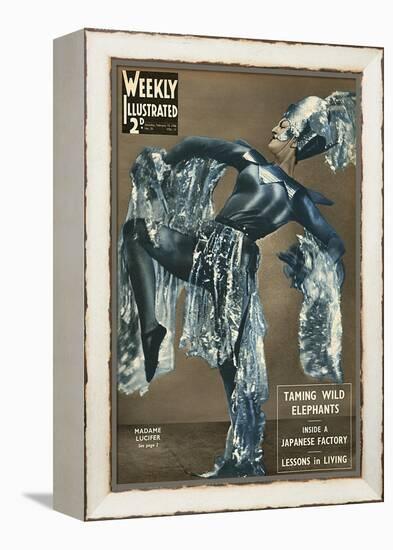 Front Cover of Weekly Illustrated Magazine - 15th February 1936-null-Framed Stretched Canvas