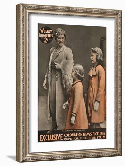 Front Cover of Weekly Illustrated Magazine - 17th April 1937-null-Framed Art Print