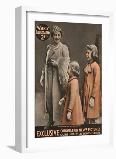 Front Cover of Weekly Illustrated Magazine - 17th April 1937-null-Framed Art Print