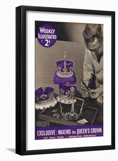 Front Cover of Weekly Illustrated Magazine - 24th April 1937-null-Framed Art Print