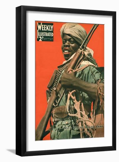 Front Cover of Weekly Illustrated Magazine - 26th October 1935-null-Framed Art Print