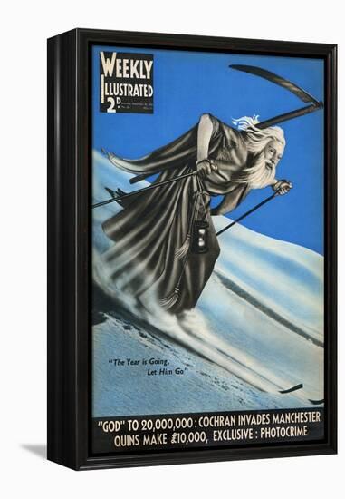 Front Cover of Weekly Illustrated Magazine - 28th December 1935-null-Framed Stretched Canvas