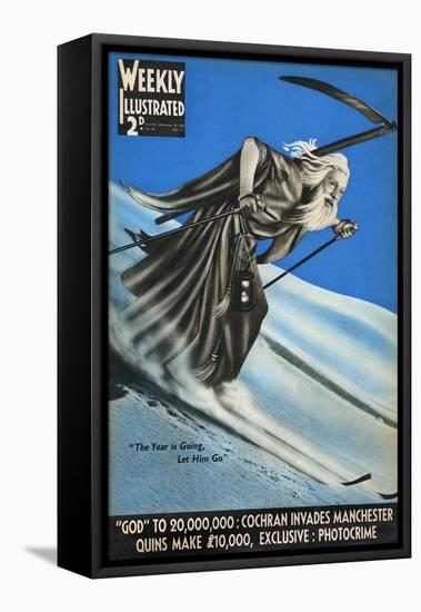 Front Cover of Weekly Illustrated Magazine - 28th December 1935-null-Framed Stretched Canvas