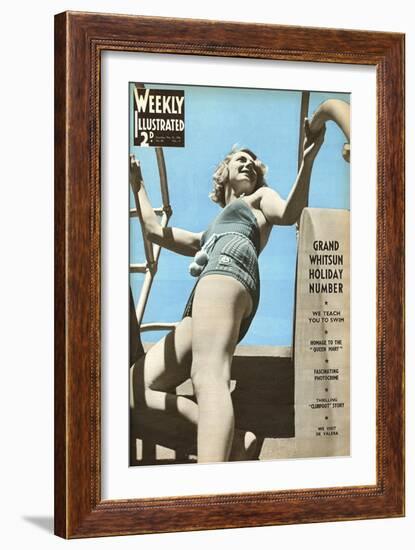 Front Cover of Weekly Illustrated Magazine - 30th May 1936-null-Framed Art Print