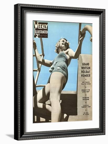 Front Cover of Weekly Illustrated Magazine - 30th May 1936-null-Framed Art Print