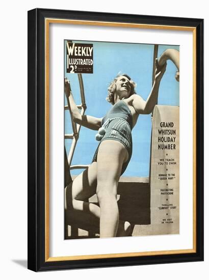 Front Cover of Weekly Illustrated Magazine - 30th May 1936-null-Framed Art Print