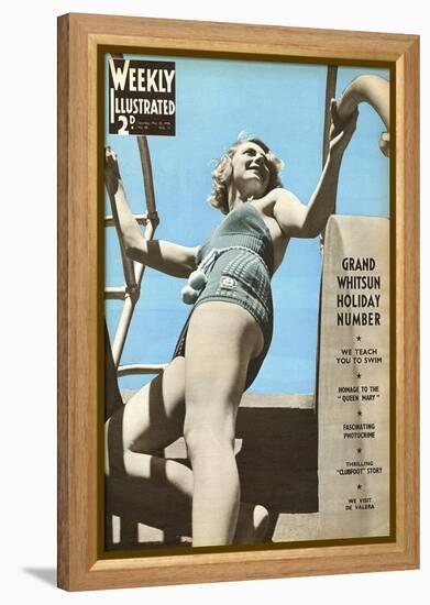 Front Cover of Weekly Illustrated Magazine - 30th May 1936-null-Framed Stretched Canvas