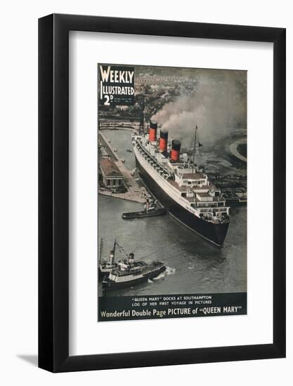 Front Cover of Weekly Illustrated Magazine - 4th April 1936-null-Framed Photographic Print