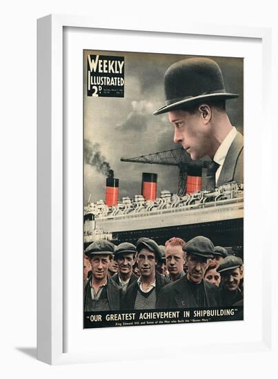 Front Cover of Weekly Illustrated Magazine - 7th March 1936-null-Framed Art Print