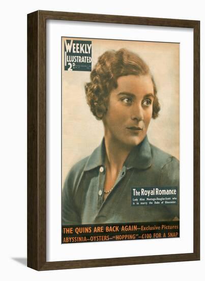 Front Cover of Weekly Illustrated Magazine - 7th September 1935-null-Framed Art Print