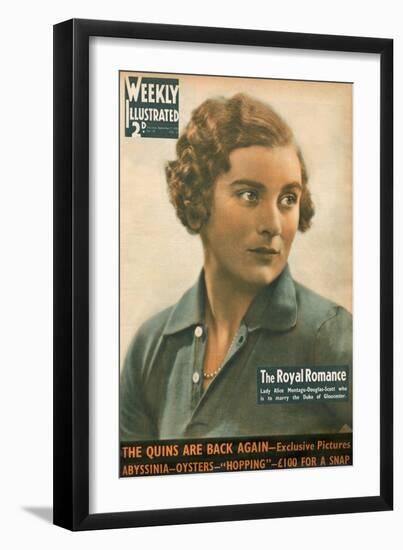 Front Cover of Weekly Illustrated Magazine - 7th September 1935-null-Framed Art Print