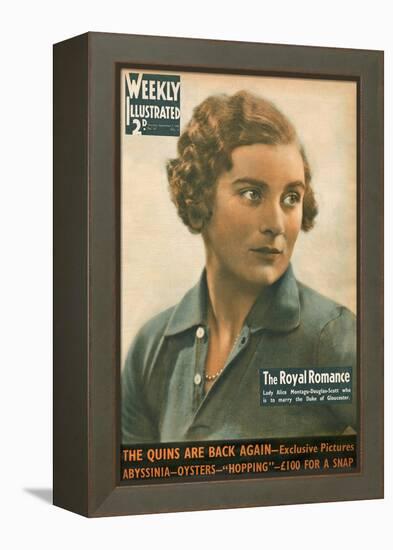 Front Cover of Weekly Illustrated Magazine - 7th September 1935-null-Framed Stretched Canvas