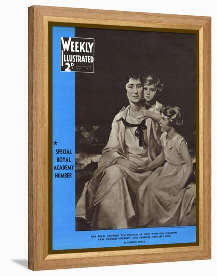 Front Cover of Weekly Illustrated Magazine - 9th May 1936-null-Framed Stretched Canvas