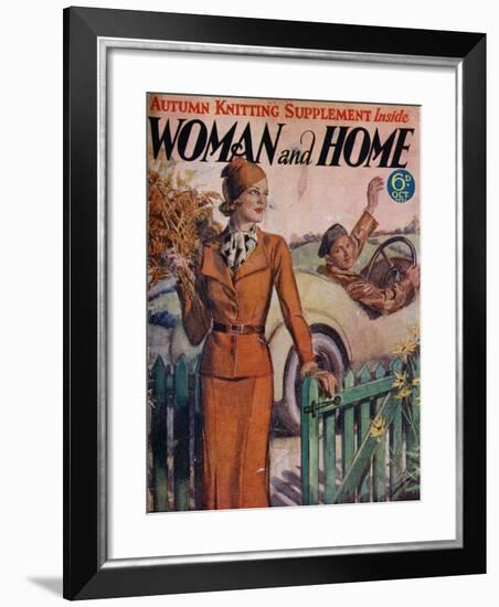 Front Cover of 'Woman and Home' October 1933-null-Framed Giclee Print