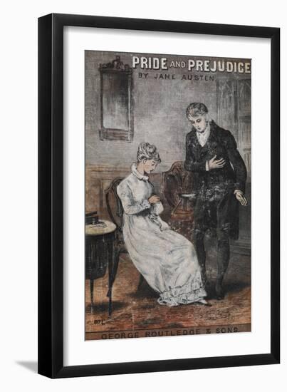 Front Cover To the Novel, 'Pride and Prejudice' by Jane Austen--Framed Giclee Print