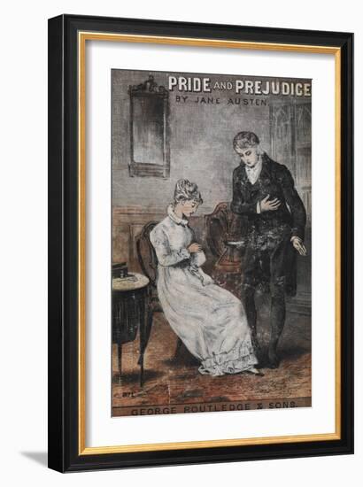 Front Cover To the Novel, 'Pride and Prejudice' by Jane Austen--Framed Giclee Print