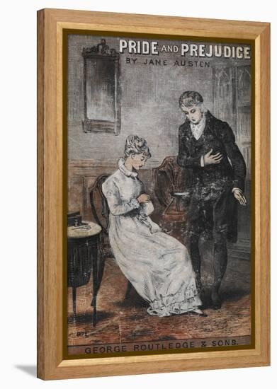 Front Cover To the Novel, 'Pride and Prejudice' by Jane Austen-null-Framed Premier Image Canvas