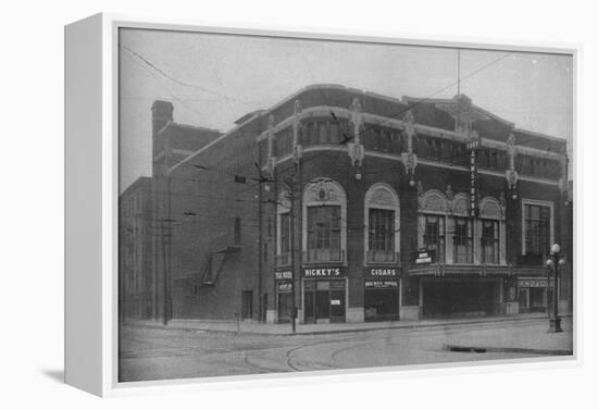 Front elevation, Fort Armstrong Theatre, Rock Island, Illinois, 1925-null-Framed Premier Image Canvas