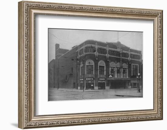 Front elevation, Fort Armstrong Theatre, Rock Island, Illinois, 1925-null-Framed Photographic Print