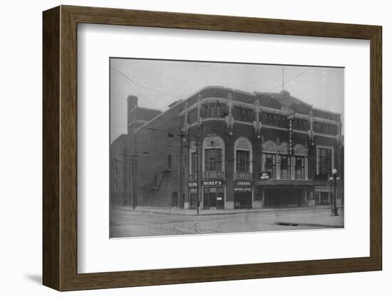 Front elevation, Fort Armstrong Theatre, Rock Island, Illinois, 1925-null-Framed Photographic Print