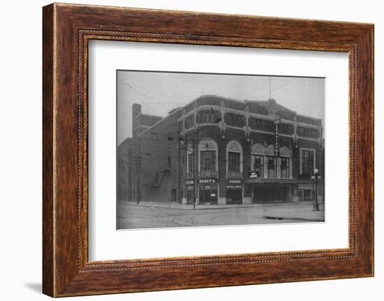 Front elevation, Fort Armstrong Theatre, Rock Island, Illinois, 1925-null-Framed Photographic Print