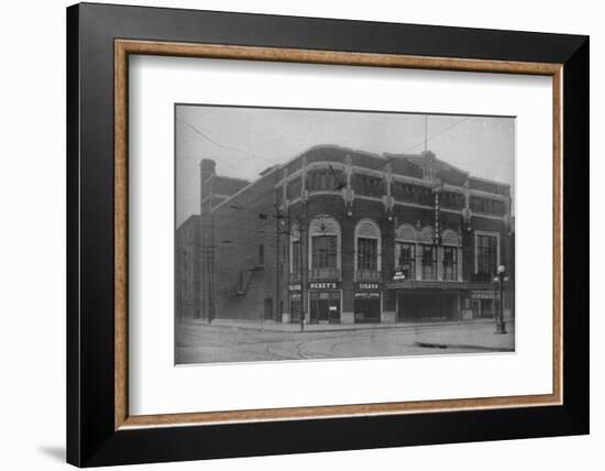 Front elevation, Fort Armstrong Theatre, Rock Island, Illinois, 1925-null-Framed Photographic Print