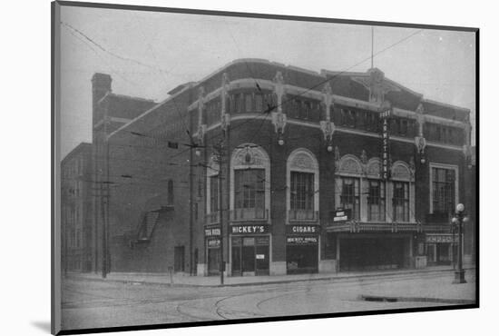 Front elevation, Fort Armstrong Theatre, Rock Island, Illinois, 1925-null-Mounted Photographic Print