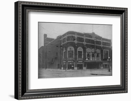 Front elevation, Fort Armstrong Theatre, Rock Island, Illinois, 1925-null-Framed Photographic Print