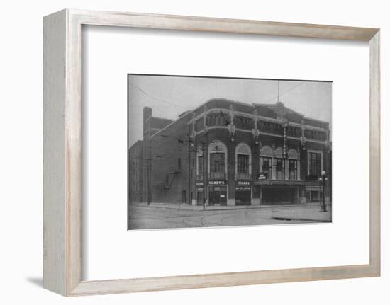 Front elevation, Fort Armstrong Theatre, Rock Island, Illinois, 1925-null-Framed Photographic Print