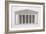 Front Elevation of a Classical Building, Volume II, Chapter I, Plate III-James Stuart-Framed Giclee Print