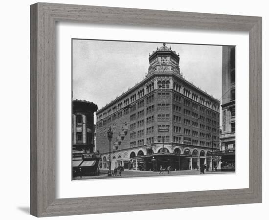 Front elevation, the Golden Gate Theatre, San Francisco, California, 1925-null-Framed Photographic Print