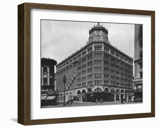 Front elevation, the Golden Gate Theatre, San Francisco, California, 1925-null-Framed Photographic Print