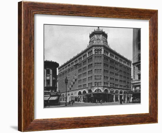 Front elevation, the Golden Gate Theatre, San Francisco, California, 1925-null-Framed Photographic Print