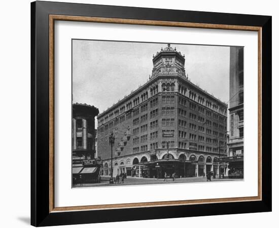 Front elevation, the Golden Gate Theatre, San Francisco, California, 1925-null-Framed Photographic Print