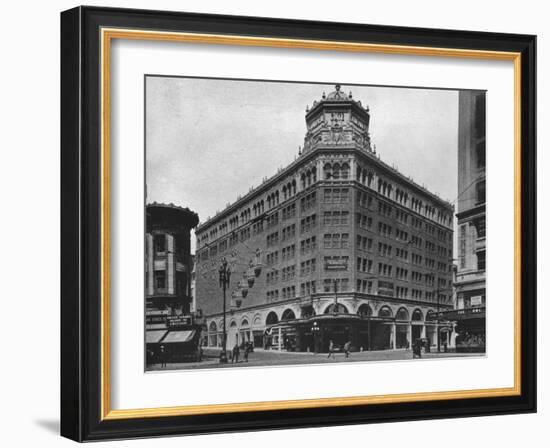 Front elevation, the Golden Gate Theatre, San Francisco, California, 1925-null-Framed Photographic Print