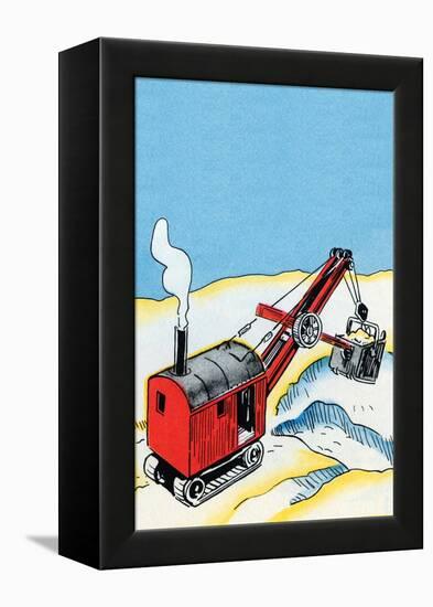 Front End Steam Loader-Julia Letheld Hahn-Framed Stretched Canvas