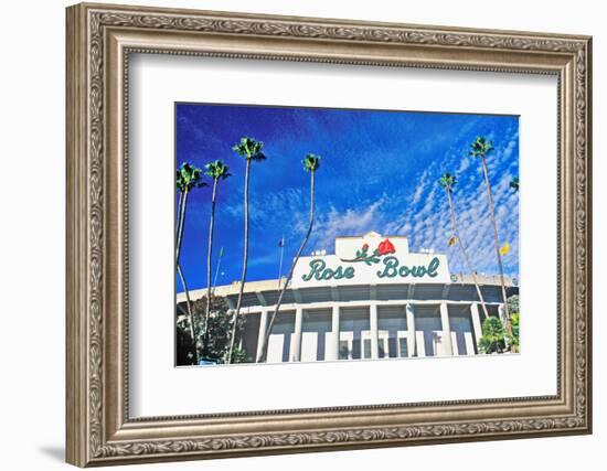 Front entrance to the Rose Bowl in Pasadena, Pasadena, California-null-Framed Photographic Print