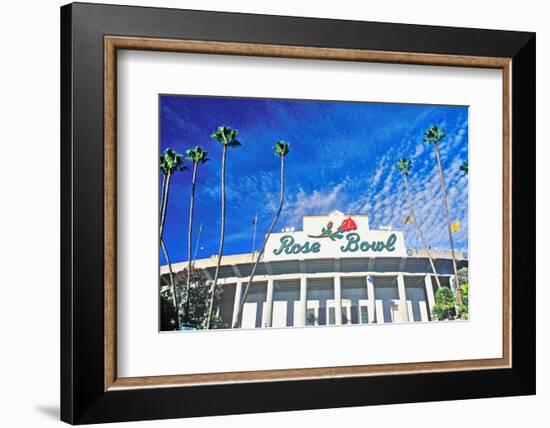 Front entrance to the Rose Bowl in Pasadena, Pasadena, California-null-Framed Photographic Print