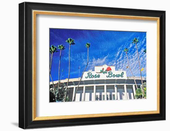 Front entrance to the Rose Bowl in Pasadena, Pasadena, California-null-Framed Photographic Print