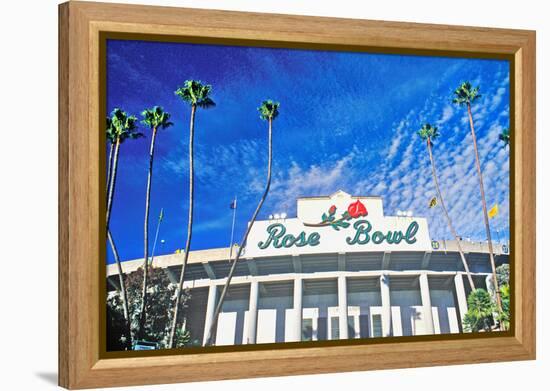 Front entrance to the Rose Bowl in Pasadena, Pasadena, California-null-Framed Premier Image Canvas