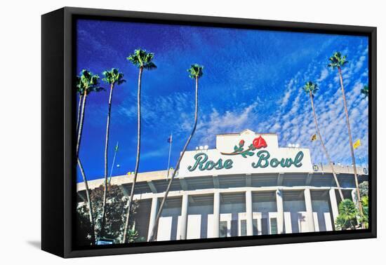 Front entrance to the Rose Bowl in Pasadena, Pasadena, California-null-Framed Premier Image Canvas